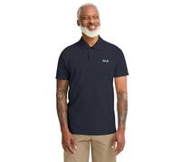 Jack Wolfskin Men’s organic cotton polo shirt Essential Polo Men 2XL dark navy dark navy