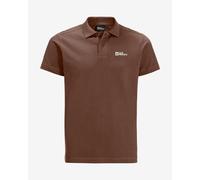 Jack Wolfskin Essential Polo shirt short sleeve brown - XL
