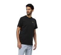 Jack Wolfskin Essential Short Sleeve T-shirt Black S Man