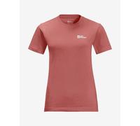 Women's Jack Wolfskin Womens Essential Cotton T-Shirt - Red - Size: 10/8