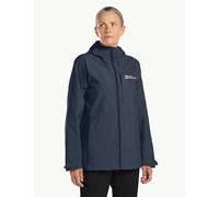 Jack Wolfskin female Tempest 2 Layer Raincoat - Navy, Navy
