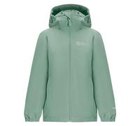 Jack Wolfskin Flaze Jacket K Rain Jacket, Granite Green, 152