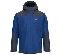 Jack Wolfskin Men’s waterproof rain jacket with 3-in-1 system Flextrail 2L Jacket Men L blue orchid blue orchid