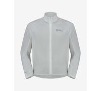 Jack Wolfskin Gravex Wind Windbreaker Jacket Light Grey - M