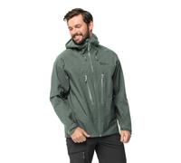 Jack Wolfskin Hardshell trekking rain jacket men Kammweg 3L Jacket Men XXXL hedge green Hedge Green