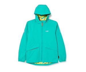 Jack Wolfskin Hidden Falls Jacket Boys Jacket - Green Ocean, 176