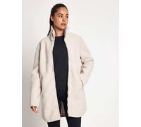 Jack Wolfskin High Curl Relaxed Longline Coat Ivory