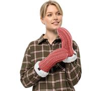 Jack Wolfskin Highloft Knit Mittens Red S Women