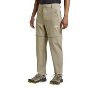 Jack Wolfskin Hikeout Men's Hiking Trousers Zip Off Pants M Stone