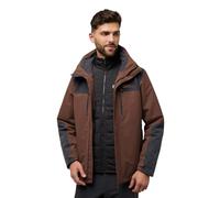Jack Wolfskin - Jasper 3In1 Jacket - 3-in-1 jacket size XL, brown