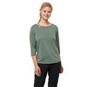 Jack Wolfskin Women’s Merino wool half-sleeve functional shirt JWP 3/4 T-Shirt Women S picnic green picnic green
