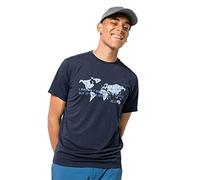 Jack Wolfskin JWP World T-Shirt Men' T-Shirt - Night Blue, Small