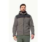 Jack Wolfskin Kaamweg Pile Fullzip Jacket - Grey - Medium