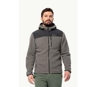 Jack Wolfskin Kaamweg Pile Fullzip Jacket - Grey - X Large