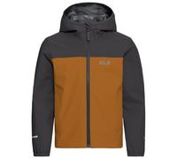 Jack Wolfskin - Kid's Adventuretribe 2L Jacket - Waterproof jacket size 116, brown/grey