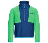Jack Wolfskin - Kid's Colorblock Taunus Halfzip - Fleece jumper size 164, green/blue