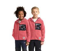 Jack Wolfskin Kids’ fleece hoodie with MOOMIN motif Moomin Ice Curl Kids 140 sunset coral sunset coral