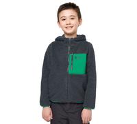 Jack Wolfskin Kids’ hooded fleece jacket Ice Curl Hood Jacket Kids 152 phantom / green phantom / green