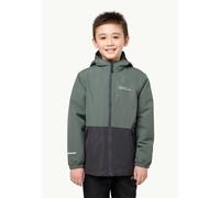 Jack Wolfskin Kids Snowy Days Jacket Size: 140, Colour: Green