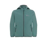 Jack Wolfskin Kids’ softshell jacket with hood Fourwinds Jacket Kids 92 jade green Jade Green