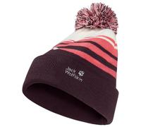 Jack Wolfskin - Kid's Stripy Pompom Beanie - Beanie size 51-53 cm, multi