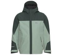 Jack Wolfskin Kids’ waterproof rain jacket with hood Trailventure 2L Jacket Kids 104 green zinnia green zinnia