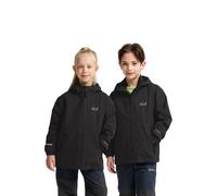Jack Wolfskin Kids’ waterproof 3-in-1 jacket Hybrid 3in1 Jacket Kids 92 black black