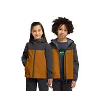 Jack Wolfskin Kids’ waterproof rain jacket with hood Adventuretribe 2L Jacket Kids 128 autumn leaves autumn leaves
