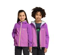 Jack Wolfskin Kids’ waterproof rain jacket with hood Adventuretribe 2L Jacket Kids 128 foxglove foxglove