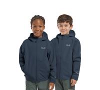 Jack Wolfskin Kids’ waterproof rain jacket with hood Flaze Jacket Kids 116 midnight sky midnight sky