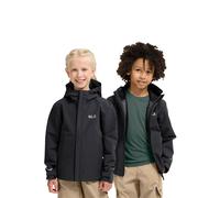 Jack Wolfskin Kids’ waterproof rain jacket with hood Haze 2L Jacket Kids 116 phantom Phantom