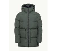 Jack Wolfskin L/UK 14 Women's Hooded Kirschallee Jacket In Slate Green - New