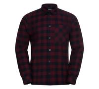 Jack Wolfskin Lite Flannel Long Sleeve Shirt Purple L Men