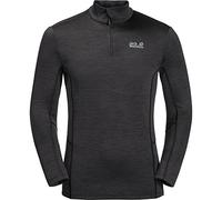 Jack Wolfskin Men Arctic Xt Half Zip Pullover - Black, Size 3