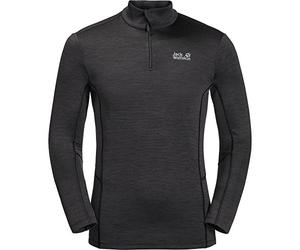 Jack Wolfskin Men Arctic Xt Half Zip Pullover - Black, Size 3