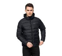 Jack Wolfskin Men Down Jacket Helium, Black, L