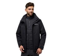 Jack Wolfskin Men's Jasper 3-in-1 JKT M Jacket, Black, S