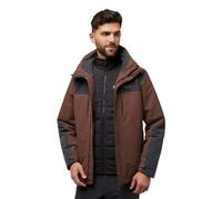 Jack Wolfskin Men’s 3-in-1 jacket Jasper 3in1 Jacket Men XL hot choc hot choc