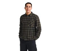 Jack Wolfskin Men’s flannel shirt Lite Flannel Shirt Men M check obsidian moss CHECK obsidian moss