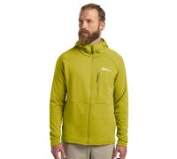 Jack Wolfskin Men’s fleece jacket Kolbenberg Hooded FZ Men 2XL chartreuse chartreuse