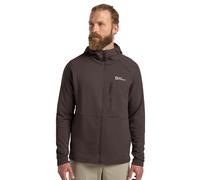 Jack Wolfskin Men’s fleece jacket Kolbenberg Hooded FZ Men M peat peat
