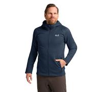 Jack Wolfskin Men’s fleece jacket with hood Peak District Hooded FZ Men L midnight sky midnight sky