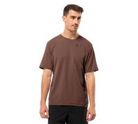 Jack Wolfskin Men’s functional shirt Bike Commute T-Shirt Men XL dark rust Dark Rust
