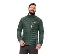 Jack Wolfskin Men's Routeburn Pro Ins JKT M Jacket, Black Olive/Firefly, S