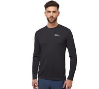 Jack Wolfskin Men’s long-sleeved functional shirt Vonnan LS T-Shirt Men L black black