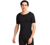 Jack Wolfskin Men’s Merino wool functional shirt Merino Shortsleeve Men L black black