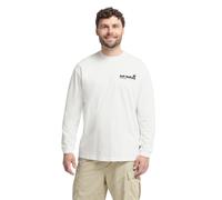 Jack Wolfskin Men’s organic cotton long-sleeved top Confident LS T-Shirt Men L trail stark white TRAIL stark white