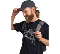 Jack Wolfskin Men’s organic cotton T-shirt Brand T-Shirt Men M wood dark navy WOOD dark navy