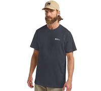 Jack Wolfskin Essential Short Sleeve T-shirt Blue,Black M Man