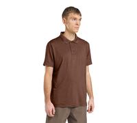 Jack Wolfskin Men’s polo shirt with sun protection Travel Polo Men M dark rust heather dark rust heather